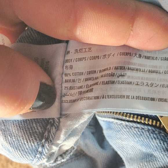 HOLLISTER Distressed Mom Jean Sz.1R - Picture 4 of 9